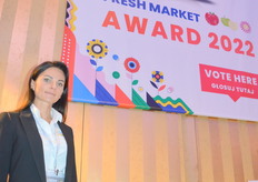 Aleksandra Solowielko, hopes their Hazera tomatoes would win the Fresh Market Award 2022 as the best product at the show.