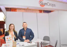 SunCrops represented by Katarzyna Miedzinska and Krystian Lipiec sell Moroccan tomatoes, blueberries and mandarins in Poland.