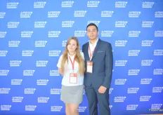 Karina Wiacek and Luis Pineda who are part of the organising team of Fresh Market 2022 held in Warsaw, Poland.