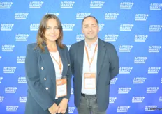 Agnieszka Casecka and Jacek Pioro from the flower selling company Import-export Wlodzimierz say they are exhausted from attending Fresh Market but it was good and important for them to meet all the Polish retailers in one dedicated space.
