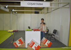 Mohhammed Chuckh for Cosar Tarim. The Turkish apple traders export their apples to Libya, Kuwiet and hope to export to India and South Arabia in the near future. 