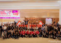 The full Asia Fruit Logistica trade show team.