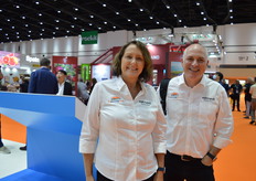 Tania Chapman and Jeremy Birt from Nutrano were visiting the show.