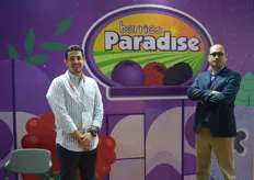Carlos Madariaga and Roberto Samano at Berries Paradise which does a whole range of berries, the category into Asia is blueberries and the market is still growing.