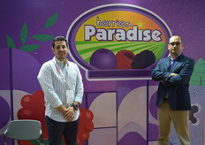 Carlos Madariaga and Roberto Samano at Berries Paradise which does a whole range of berries, the category into Asia is blueberries and the market is still growing.