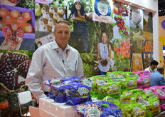 Tad Brusseau at World Fresh Exports with the HQ in Canada shiping cherries, apples and grapes from Chile and Peru into Asia.