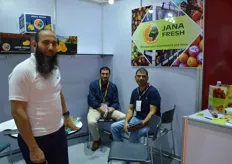 Gadalla Mohamed, Ahmed Elrais and Abdo Mahrous at citrus exporter Jana.