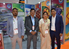 Kalya Exports ship quality grapes around the world and are looking to expand into more Asian markets - Debjit Laiya, Girish Khade, Apurva Kalya and Amit Kalya.