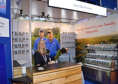 Sarah Quackenbush from North Bay Produce was promoting their blueberries to the Asian markets.