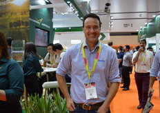 Cameron Carter from Seeka was visiting the show.