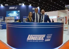Laura Vignoli, Nour Abdrabbo and Francesco Brancato from Unitec.