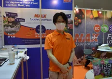 Naoya Hasumi at NAX – the company has launched new B2B business platform to sell Japanese frsh fruit to many other countries.