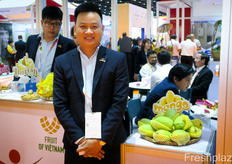 Vina T&T Group from Vietnam with Steve Cleonard, Senior Sales Executive.