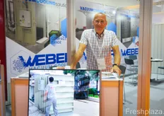 Weber Cooling machines provide cooling and drying solutions. The company trades across Asia. On the picture is Hans Juursema, the company's CEO.