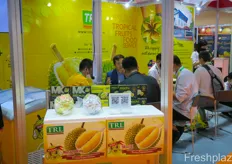 Trade and conversation at the stand of TRL (Southeast Asia) from Malaysia. The company has offices in Malaysia, Vietnam, China, Hong Kong, Singapore and Thailand.