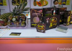 Frozen durian pulp, durian crepe and other processed durian specialities.