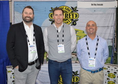 Patrick Lucy, Donny Lucy, and Joseph Jauregui with Del Rey Avocado Company.