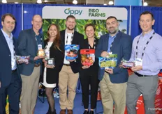 The Oppy team proudly shows many different produce varieties.