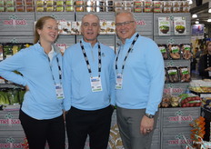 Kate Alexander, Richard Kilday, and Mark Smith with Melissa's. 