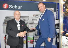 Mike Johnston and Ole Moesgaard Skjodt with Schur Star Systems.