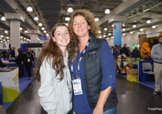 Sara Palmisano with First Fruits Marketing and her daughter Isabelle are walking the show together.