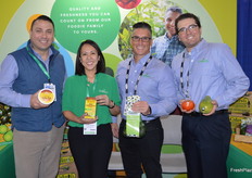 Nick Georgantas, Lorraine Ong, Carlos Duarte, and Anthony Araiza with Calavo Growers. Last week, the company announced a partnership with Old El Paso brand.