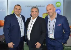 A home show for Trucco. From left to right are Tony Biondo, Nick Pacia, and John Magna.