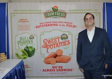 Steven Ceccarelli with Farm Fresh Produce, well known for its North Carolina grown sweet potatoes.
