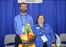 Palmer Linscott and Whitney Lett with Fresh From Florida love to discuss Florida grown produce.