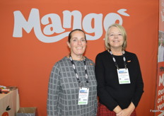 Meg Buchsbaum and Tammy Wiard with the National Mango Board.
