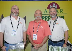Matthew Houmes, Dino Iacovino, and Michael Stewart with Altar Produce.