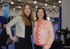 Priscilla Lleras-Bush and Jodean Robbins representing The New York Produce Show.