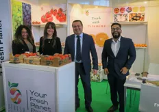 Z-Fresh Planet Nehal El Hussein to the left and Tamer Sameh CEO in the middle. Grower of citrus oranges lemons grapefruit mandarins grapes and tomato and cherry tomato. Specialty in Egypt, mother company is Royal Fruits, Z-Fresh is handeling trade to new markets in Europe and Far East. 
