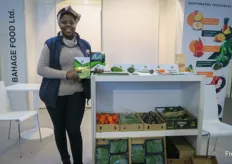 Sandrine Musabimana, representing Bahage Food Ltd. From Sweden. The company is from Rwanda, exporting avocados, green beans, Chili and passion fruit. 