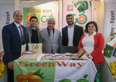 GreenWay from Egypt specialises in citrus and vegetables. It’s a good year for citrus. To the right is Hagar Youssef from marketing. The company is starting to export carrots to Russia since last season. 