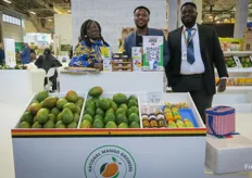 National Mango Growers Association from Ghana. Keith and Kent mangoes are going to Europe and Middle East and into processing and juice industries. 