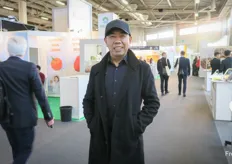 Weshen Zeng from Logiztik is visiting the exhibition. He is covering trade with Asia for the company.