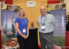 Nikki Jedlowski and David Wickline with Alsum Farms & Produce. 