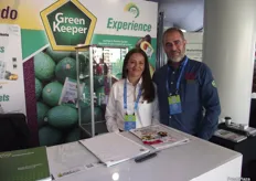 Mireya Oldor from Greenkeeper Colombia and Hector Gomez from Cargo Depot.