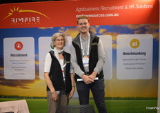 Sharon Molony and Charlie MacCallum from recruitment agency Rimfire.