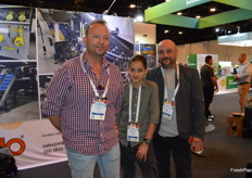 David Camera, Jesse-James and Cossy Natale from Sunvale Produce which produce grapes and avocados