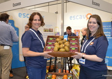 Trackers from Escavox can track containers in the port nad on their journey, this information can be shared with customers, the company is also launching a retuns hub, this has always been done domestically but now they are rolling it out in New Zealand, Singapore, Hong Kong, Shanghai and Vietnam. Nici Sanderson and Pru Powell.