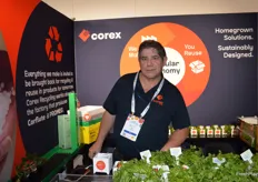 Corex supply reusable, recyclable and returnable packaging for the fresh produce industry, Phil Rottveel was on the stand.
