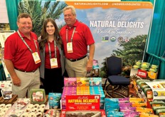Alan Asbury, Natalia Toccoli, and Jeff Hanson with Natural Delights.