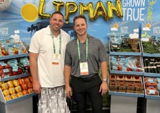 Victor Cancel and Mitch Furlonger with Lipman Family Farms.