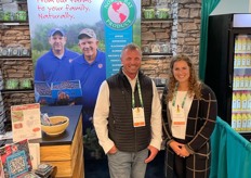 Chad Hansen and Lauren Buning with North Bay Produce.