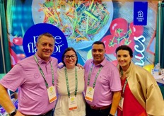 Chris Veillon, Alaina Wilkins, Paul Murracas, and Tiffany Sabelli with Pure Flavor.