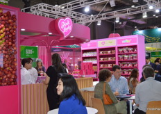 The Pink Lady stand.