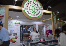 Jordan Crum was on the Nature Ripe stand.