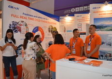 A busy Elitech stand.
